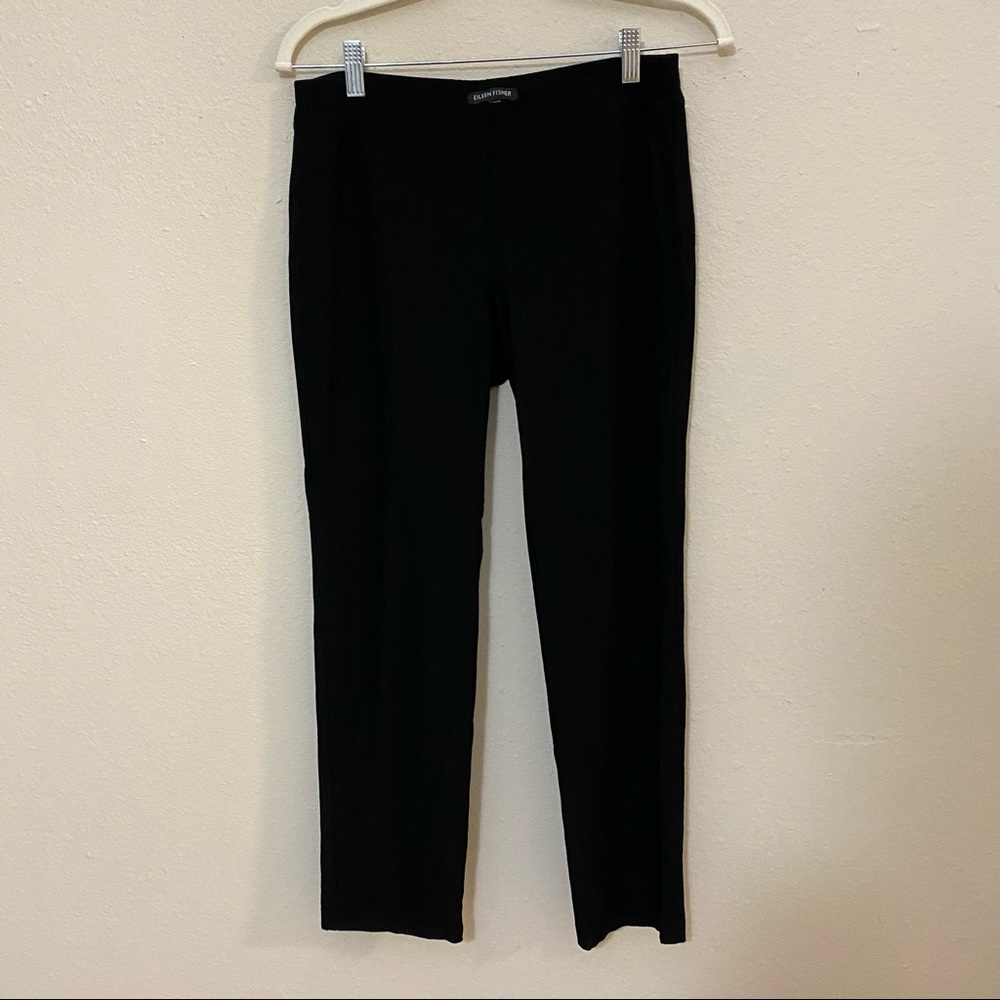 EILEEN FISHER System Washable Stretch Crepe Pant - Picture 3 of 7